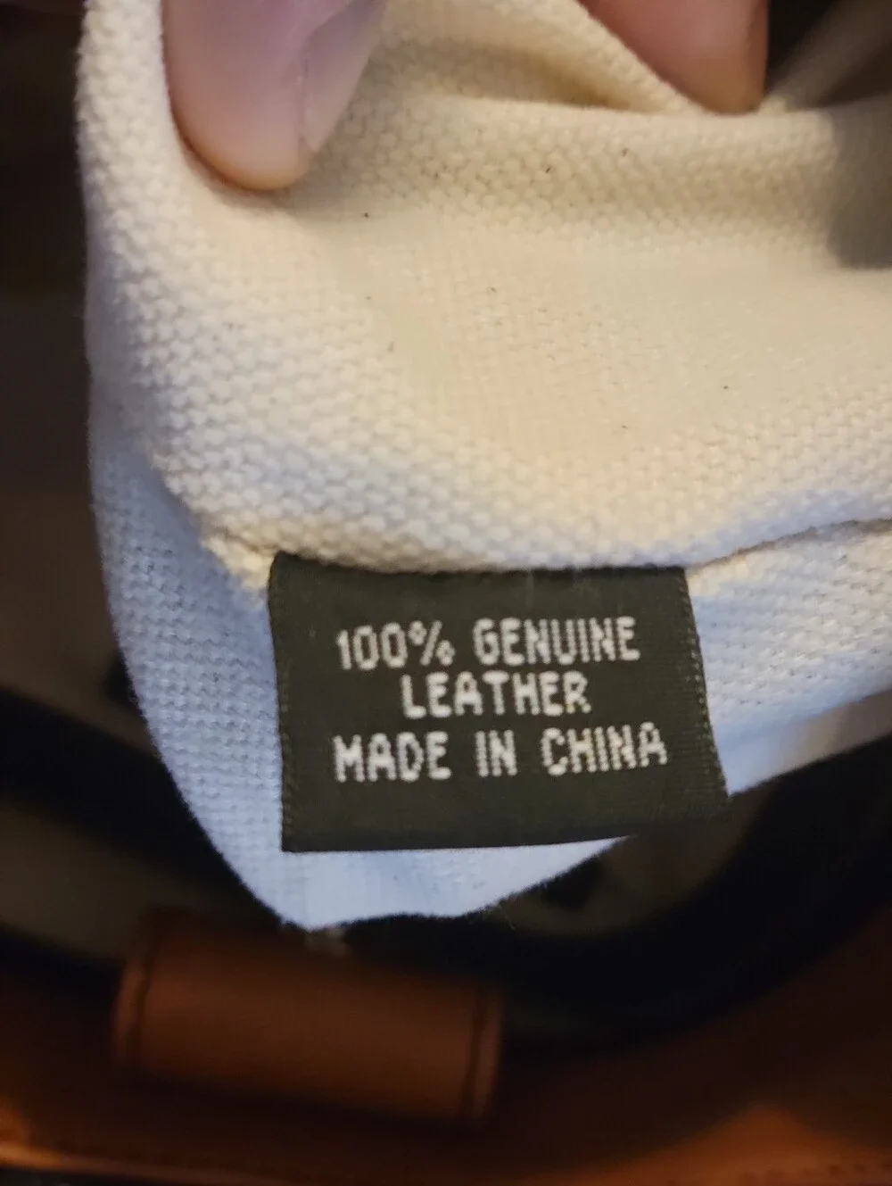 Genuine Leather, TRE-VERO,very clean ,Tan, and Black  Hobo,11
